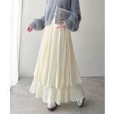 ゆらりシルエットなびく。プリーツシアーティアードスカート | Classical Elf  | 詳細画像1 