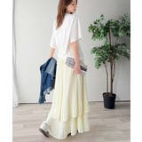 ゆらりシルエットなびく。プリーツシアーティアードスカート | Classical Elf  | 詳細画像19 