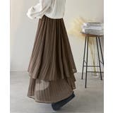 ゆらりシルエットなびく。プリーツシアーティアードスカート | Classical Elf  | 詳細画像31 