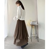 ゆらりシルエットなびく。プリーツシアーティアードスカート | Classical Elf  | 詳細画像32 