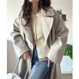 レイヤード風デザインでこなれ感アップ◎重ね着風配色リブカーディガントップス（長袖… | Classical Elf  | 詳細画像9 