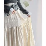 揺れるたびに美しく。上品レディな大人フェミニン。ストレッチレース裾ティアードスカ… | Classical Elf | 詳細画像23