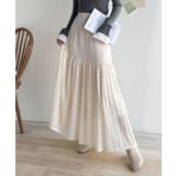 揺れるたびに美しく。上品レディな大人フェミニン。ストレッチレース裾ティアードスカ… | Classical Elf | 詳細画像3