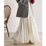 揺れるたびに美しく。上品レディな大人フェミニン。ストレッチレース裾ティアードスカ… | Classical Elf | 詳細画像6