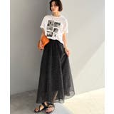 シアーで抜け感◎どんなコーデも軽やかに決まる。アソート柄フレアスカート | Classical Elf | 詳細画像14