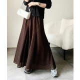 シアーで抜け感◎どんなコーデも軽やかに決まる。アソート柄フレアスカート | Classical Elf | 詳細画像6