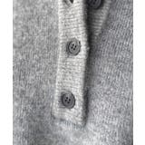 自然な華奢見え。さりげない配色でこなれ感を演出♪ダブルフェイス素材クルーネック配… | Classical Elf  | 詳細画像47 