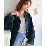 配色で差がつくベーシックな一枚。Wフェイス配色ニットカーディガン | Classical Elf  | 詳細画像60 