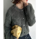 ふわふわ素材がシーズンムードを盛り上げる♪シャギーカーディガン | Classical Elf  | 詳細画像8 