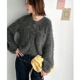 ふわふわ素材がシーズンムードを盛り上げる♪シャギーカーディガン | Classical Elf  | 詳細画像9 