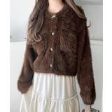 ふわふわ素材がシーズンムードを盛り上げる♪シャギーカーディガン | Classical Elf  | 詳細画像18 