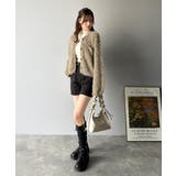 ふわふわ素材がシーズンムードを盛り上げる♪シャギーカーディガン | Classical Elf  | 詳細画像25 