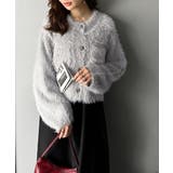 ふわふわ素材がシーズンムードを盛り上げる♪シャギーカーディガン | Classical Elf  | 詳細画像5 