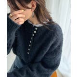豊富な7色展開！お気に入りの色を見つけよう！ふんわり起毛ヘンリーネックニット | Classical Elf  | 詳細画像30 