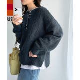 豊富な7色展開！お気に入りの色を見つけよう！ふんわり起毛ヘンリーネックニット | Classical Elf  | 詳細画像31 