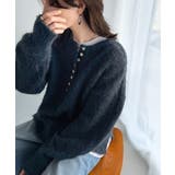 豊富な7色展開！お気に入りの色を見つけよう！ふんわり起毛ヘンリーネックニット | Classical Elf  | 詳細画像33 