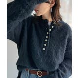 豊富な7色展開！お気に入りの色を見つけよう！ふんわり起毛ヘンリーネックニット | Classical Elf  | 詳細画像36 