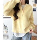 豊富な7色展開！お気に入りの色を見つけよう！ふんわり起毛ヘンリーネックニット | Classical Elf  | 詳細画像39 