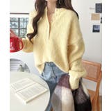 豊富な7色展開！お気に入りの色を見つけよう！ふんわり起毛ヘンリーネックニット | Classical Elf  | 詳細画像40 