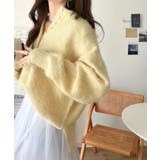 豊富な7色展開！お気に入りの色を見つけよう！ふんわり起毛ヘンリーネックニット | Classical Elf  | 詳細画像44 