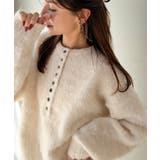 豊富な7色展開！お気に入りの色を見つけよう！ふんわり起毛ヘンリーネックニット | Classical Elf  | 詳細画像1 