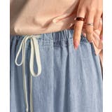 ヴィンテージ感漂う。綿100％ シワ加工デニムティアードスカート | Classical Elf  | 詳細画像26 