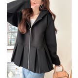 主役級!今日の可愛いを格上げ! ダブルジップペプラムマシュマロダンボールパーカー | Classical Elf | 詳細画像7