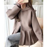 主役級!今日の可愛いを格上げ! ダブルジップペプラムマシュマロダンボールパーカー | Classical Elf | 詳細画像13