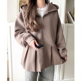 主役級!今日の可愛いを格上げ! ダブルジップペプラムマシュマロダンボールパーカー | Classical Elf | 詳細画像15