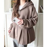 主役級!今日の可愛いを格上げ! ダブルジップペプラムマシュマロダンボールパーカー | Classical Elf | 詳細画像19