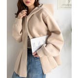 主役級!今日の可愛いを格上げ! ダブルジップペプラムマシュマロダンボールパーカー | Classical Elf | 詳細画像22