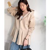 主役級!今日の可愛いを格上げ! ダブルジップペプラムマシュマロダンボールパーカー | Classical Elf | 詳細画像27