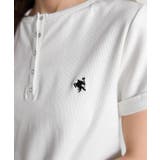 すっきり華奢魅せ。袖ロールアップ胸刺繍入りヘンリーネックリブTシャツ (半袖) | Classical Elf | 詳細画像26