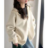 ルーズに羽織って、品よく洒落る。ダンボールオーバーサイズパーカー(ダブルジップ) | Classical Elf | 詳細画像4