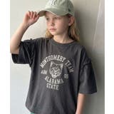 【キッズ】親子リンクコーデ可能◎綿100%カレッジピグメント袖フリルTシャツ | Classical Elf kids | 詳細画像7 