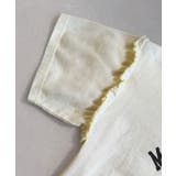 【キッズ】親子リンクコーデ可能◎綿100%カレッジピグメント袖フリルTシャツ | Classical Elf kids | 詳細画像30 