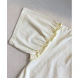 【キッズ】親子リンクコーデ可能◎綿100%カレッジピグメント袖フリルTシャツ | Classical Elf kids | 詳細画像32 