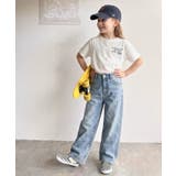 【キッズ】親子リンクコーデも楽しめる！綿100%らくがき風刺繍 無地＆ボーダー柄… | Classical Elf kids | 詳細画像8 