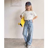 【キッズ】親子リンクコーデも楽しめる！綿100%らくがき風刺繍 無地＆ボーダー柄… | Classical Elf kids | 詳細画像9 