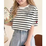 【キッズ】親子リンクコーデも楽しめる！綿100%らくがき風刺繍 無地＆ボーダー柄… | Classical Elf kids | 詳細画像19 