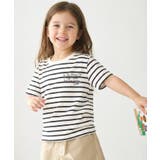 【キッズ】親子リンクコーデも楽しめる！綿100%らくがき風刺繍 無地＆ボーダー柄… | Classical Elf kids | 詳細画像23 