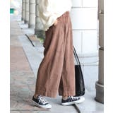 シーバイクロエ ☆ コーデュロイ ワイドパンツ 34 ブラウン