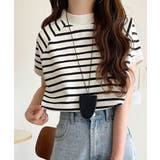 ボーダー | 綿100%の着心地、大人のモックネックラグランTシャツ | Classical Elf