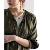 てろんとしなやか。ギャザー袖バンドカラーシャツ | Classical Elf | 詳細画像22