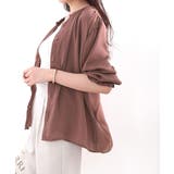 てろんとしなやか。ギャザー袖バンドカラーシャツ | Classical Elf | 詳細画像32