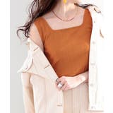 ランダムリブ スクエア無地2wayタンクトップ | Classical Elf | 詳細画像23