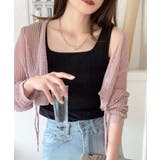 ランダムリブ スクエア無地2wayタンクトップ | Classical Elf | 詳細画像25