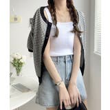 ランダムリブ スクエア無地2wayタンクトップ | Classical Elf | 詳細画像3