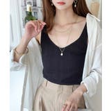 ランダムリブ スクエア無地2wayタンクトップ | Classical Elf | 詳細画像11