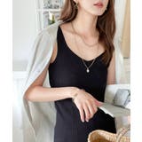 ランダムリブ スクエア無地2wayタンクトップ | Classical Elf | 詳細画像12